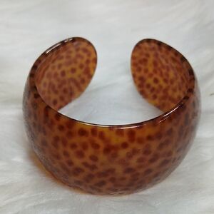 Paparazzi Leopard Print Brown Cuff Bracelet